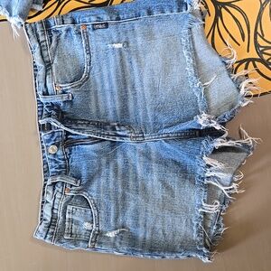 Silver jeans cut off shorts